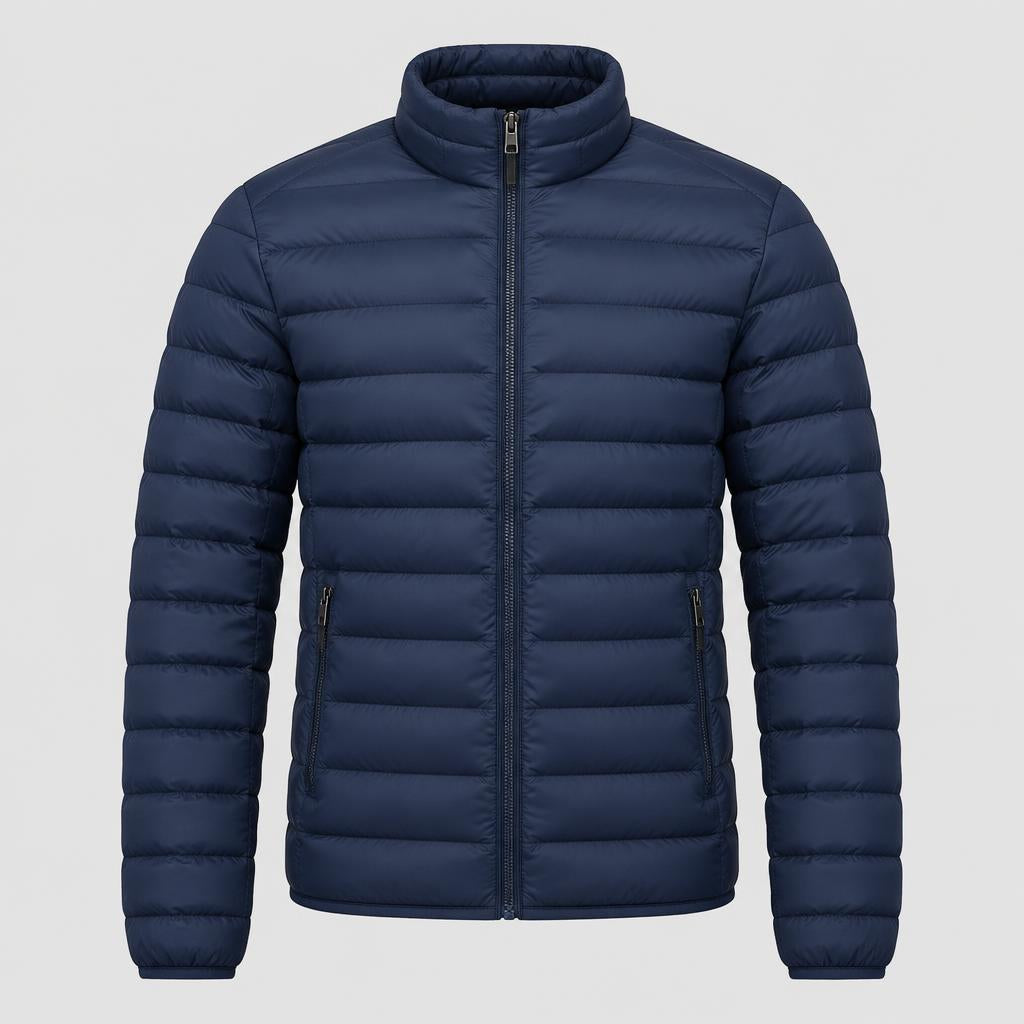 Campera Inflable Azul Marino