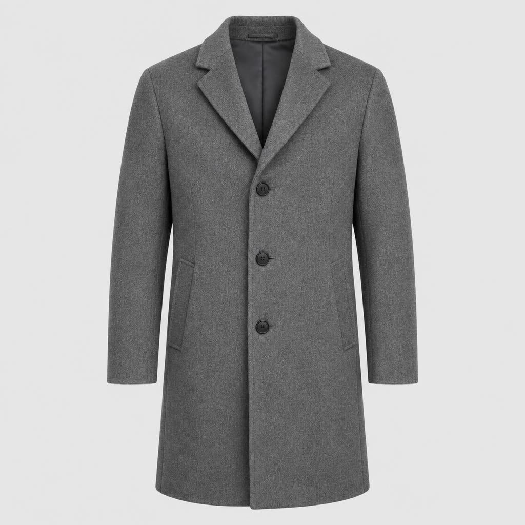 Sobretodo de Lana Gris